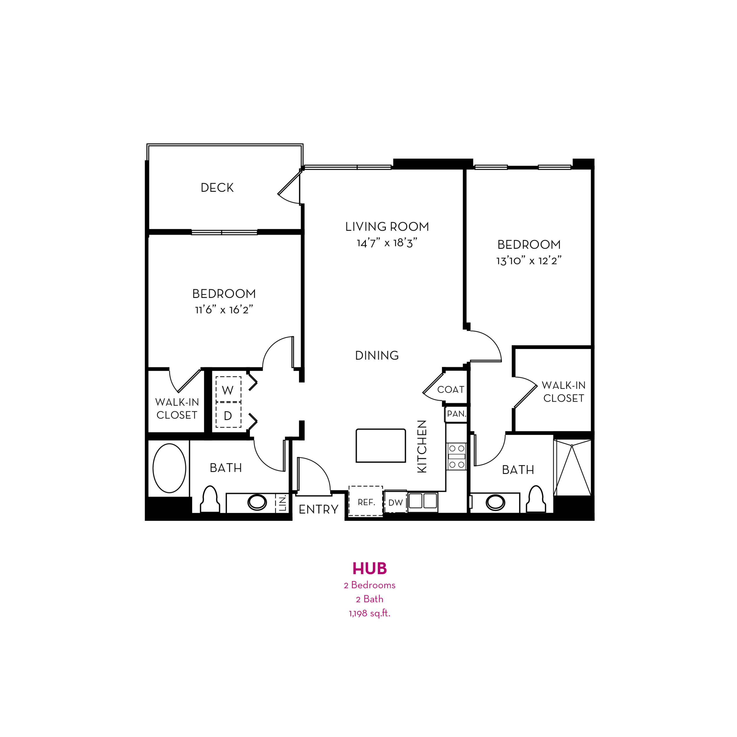 Floor plan Hub b5a