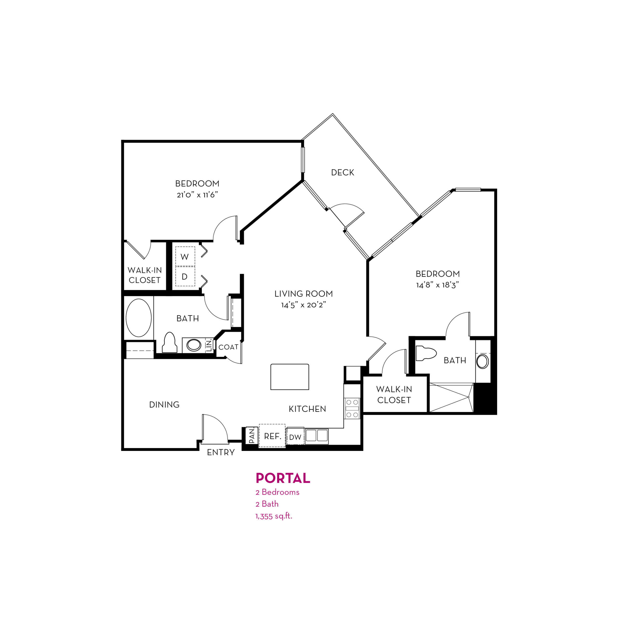 Floor plan Portal b3a